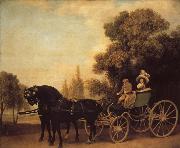 A Gentleman Driving a Lady in a Phaeton, George Stubbs
